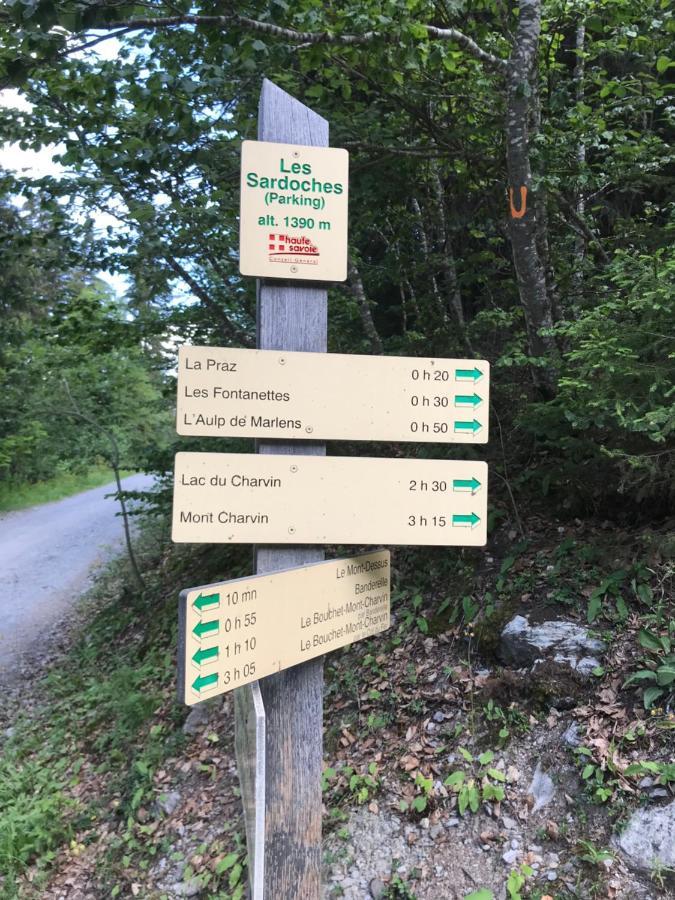 Le Blanc Nordique Villa Le Bouchet-Mont Charvin Kültér fotó